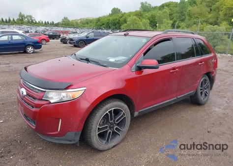 2013 Ford Edge Sel из США, поврежденный, VIN 2FMDK3JC3DBB16363